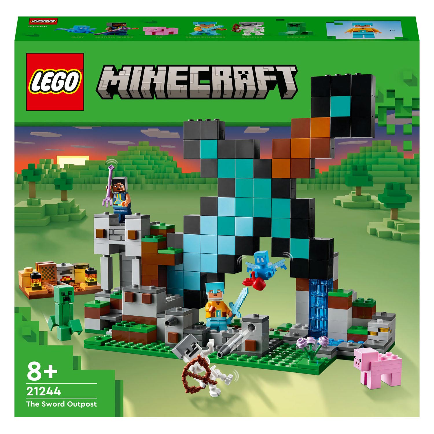 Lego LEGO Minecraft 21244 Base d'Attaque Epée