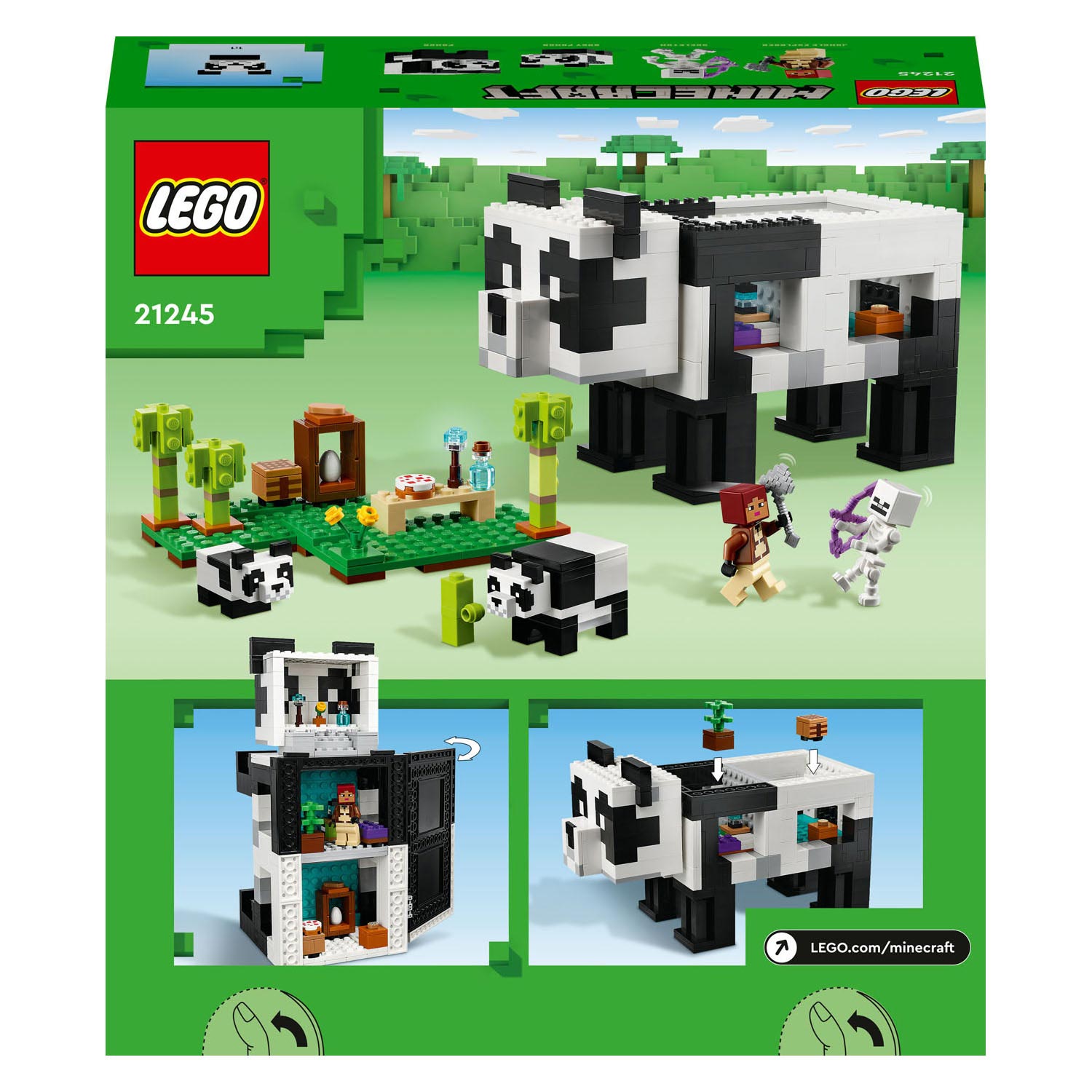 LEGO LEGO Minecraft 21245 The Panda House