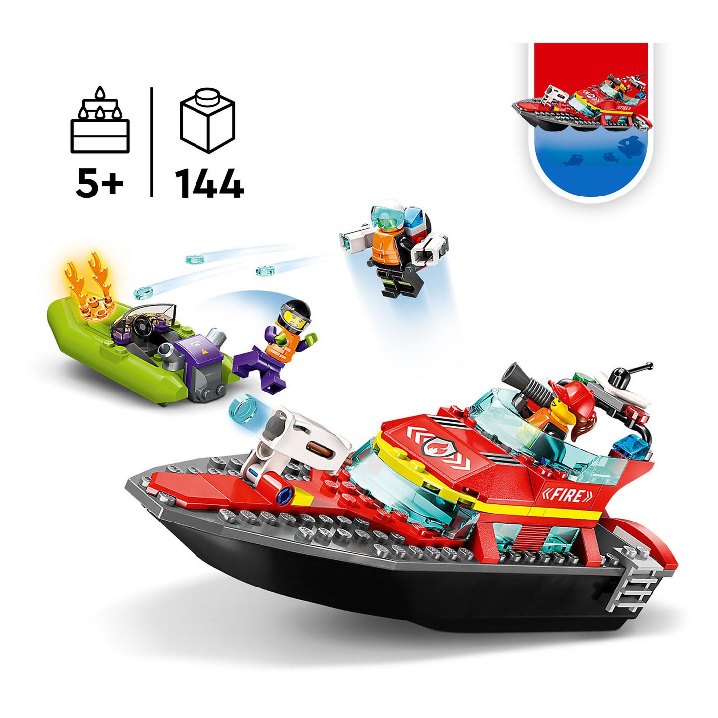 LEGO LEGO CITY 60373 Rescue Boat Brand