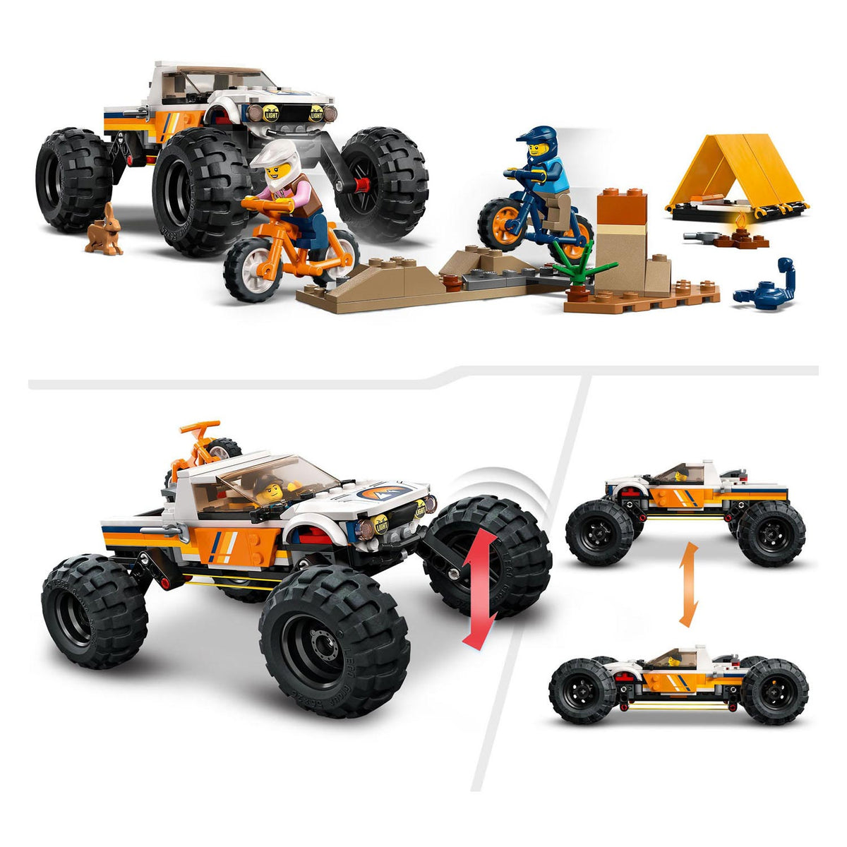 LEGO LEGO CITY 60387 4x4 Adventures de sous-notions