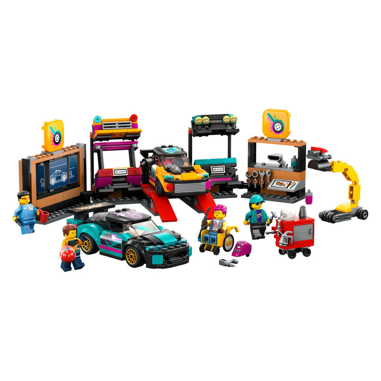 Garage LEGO LEGO CITY 60389 pour voitures réglables