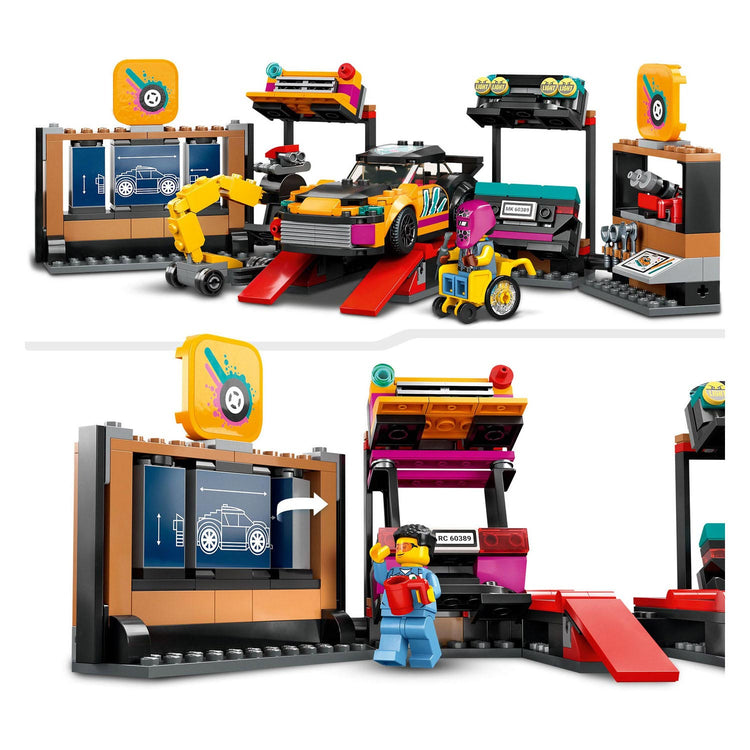 Garage LEGO LEGO CITY 60389 pour voitures réglables