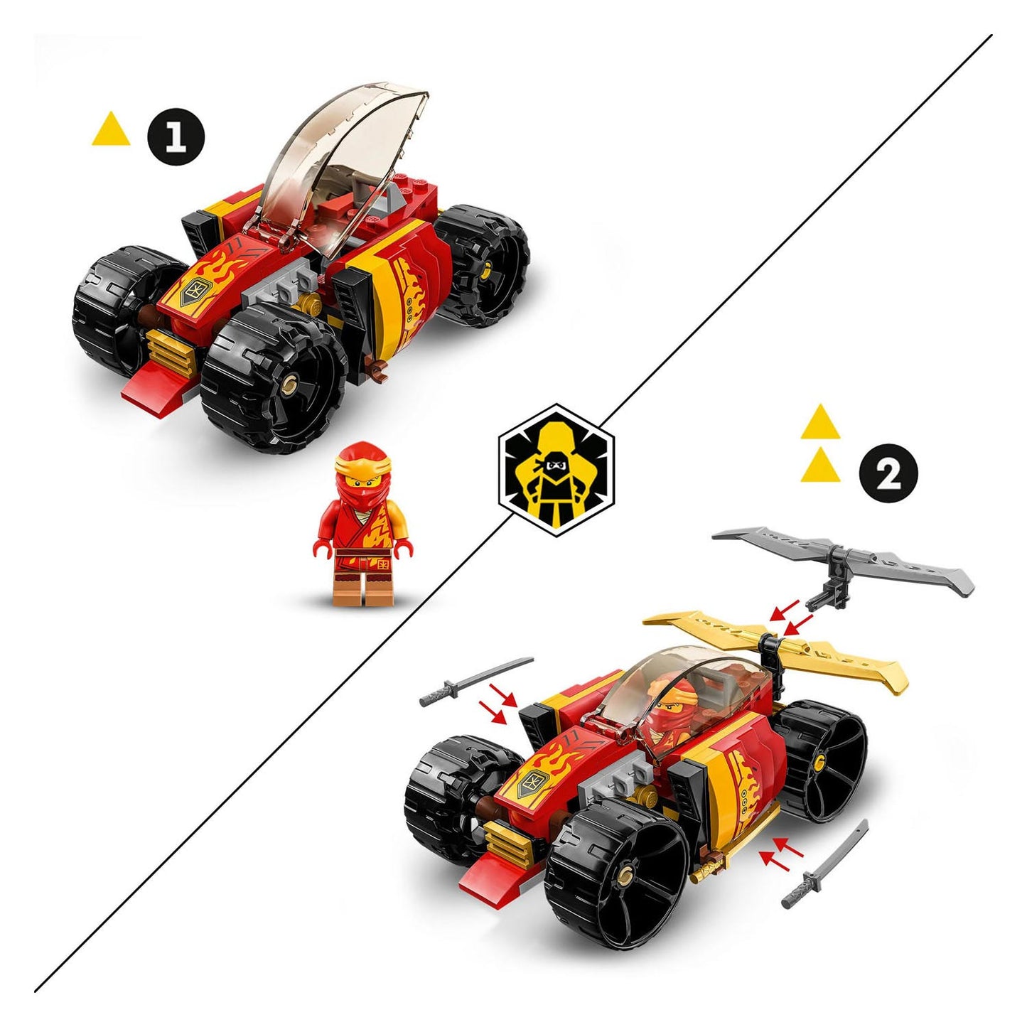 Lego Lego Ninjago 71780 Ninja Racing Car Evo's Kai