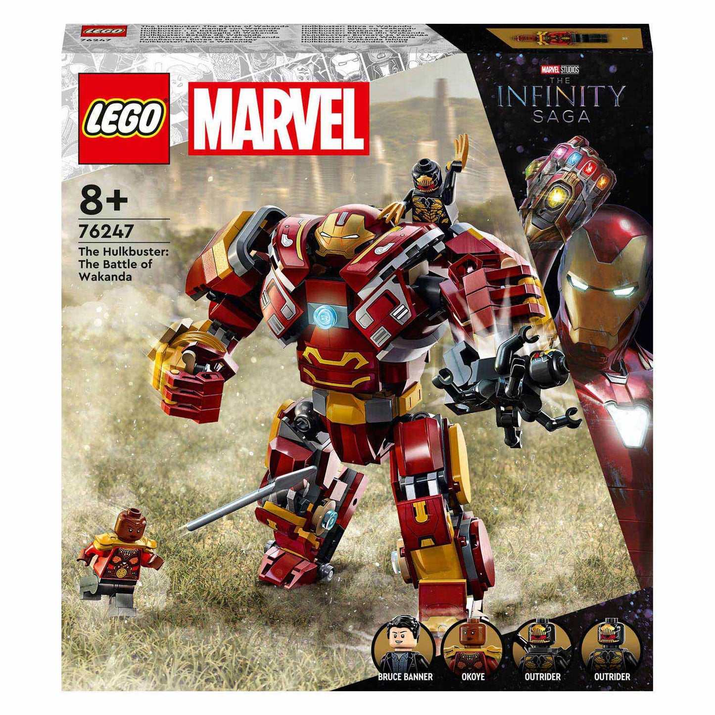 Lego Lego Avengers 76247 de Hulkbuster la bataille de Wakanda