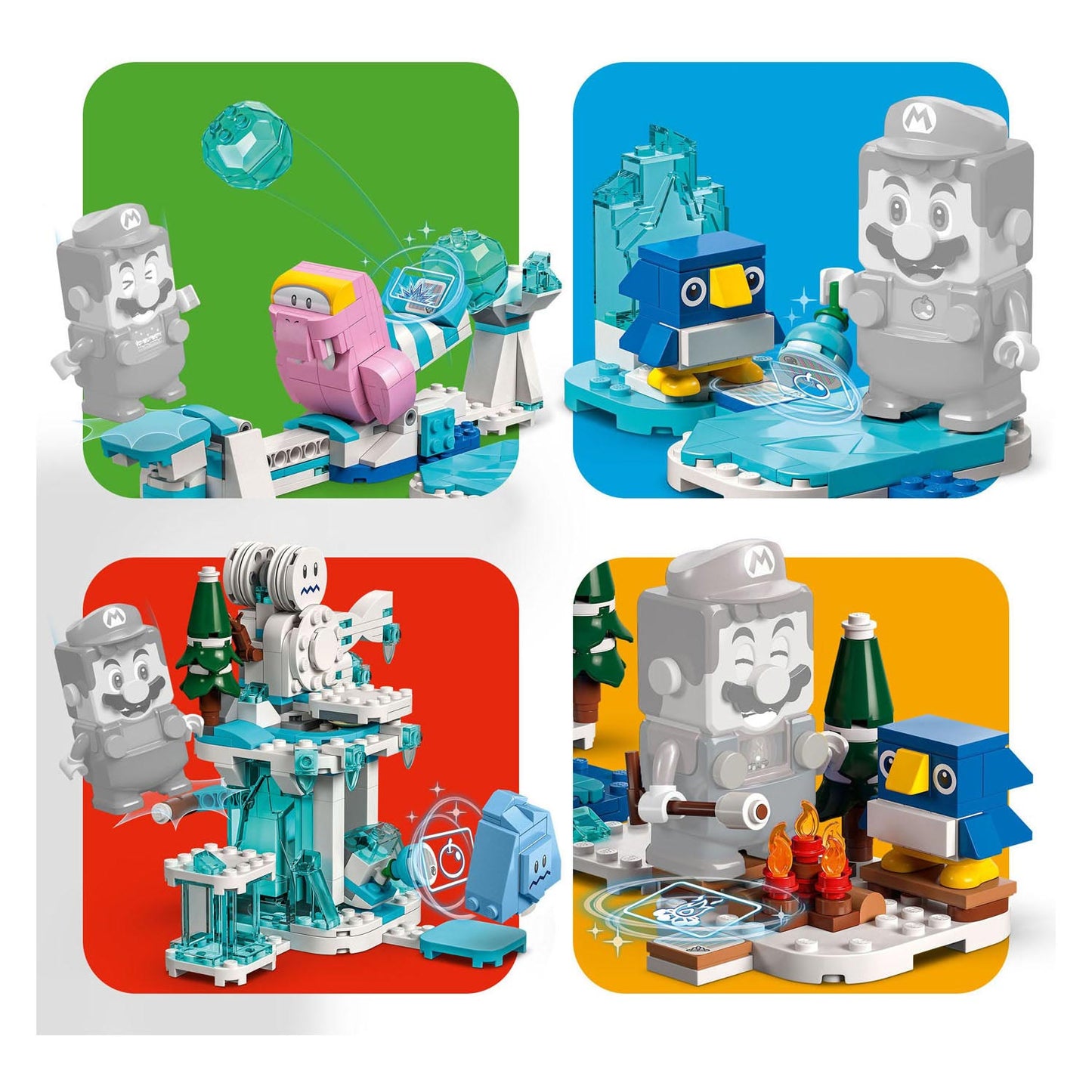 LEGO LEGO Super Mario 71417 Ensemble d'extension: Fliprus Snow Adventure
