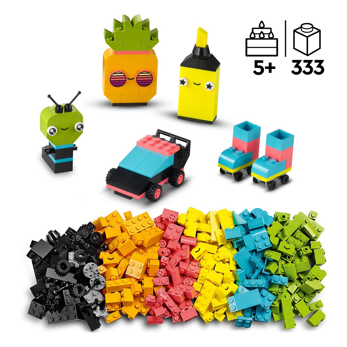 LEGO LEGO 11027 Créatif jouant avec néon