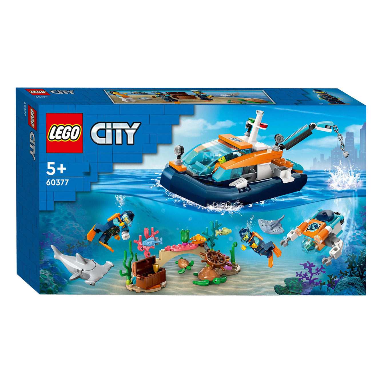 LEGO LEGO CITY 60377 Reconnaissance du bateau de plongée