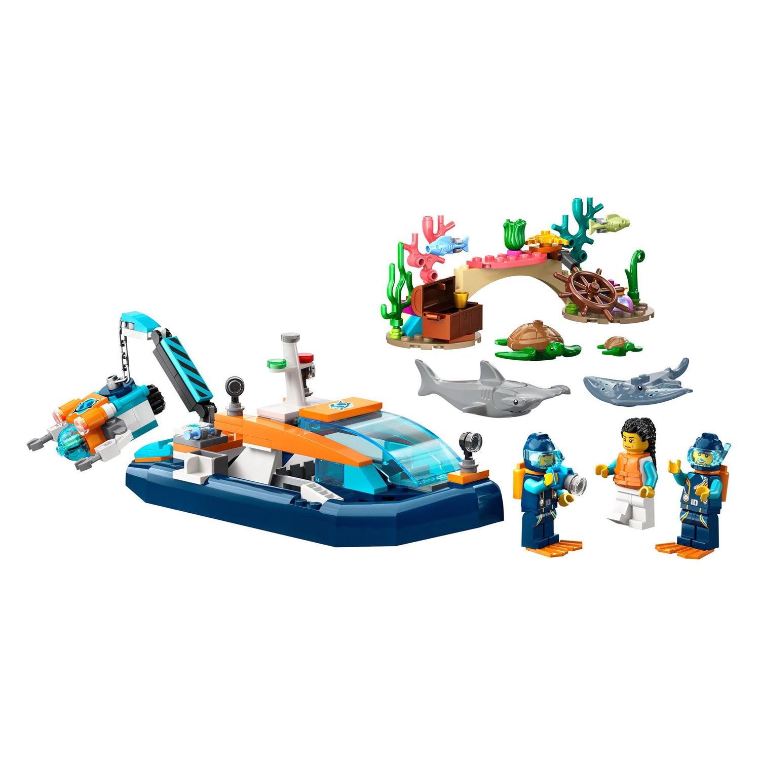 LEGO LEGO CITY 60377 Reconnaissance du bateau de plongée