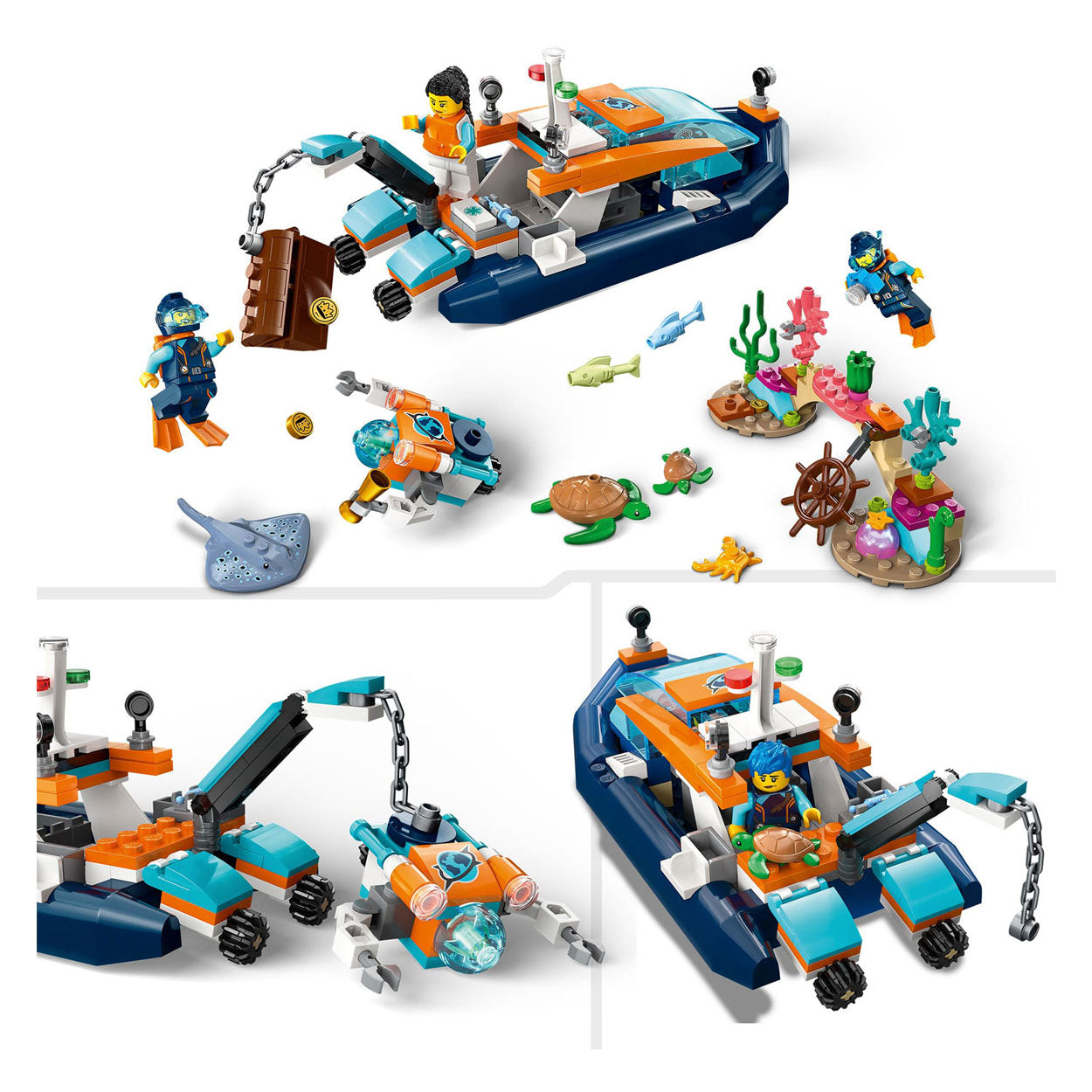 LEGO LEGO CITY 60377 Reconnaissance du bateau de plongée