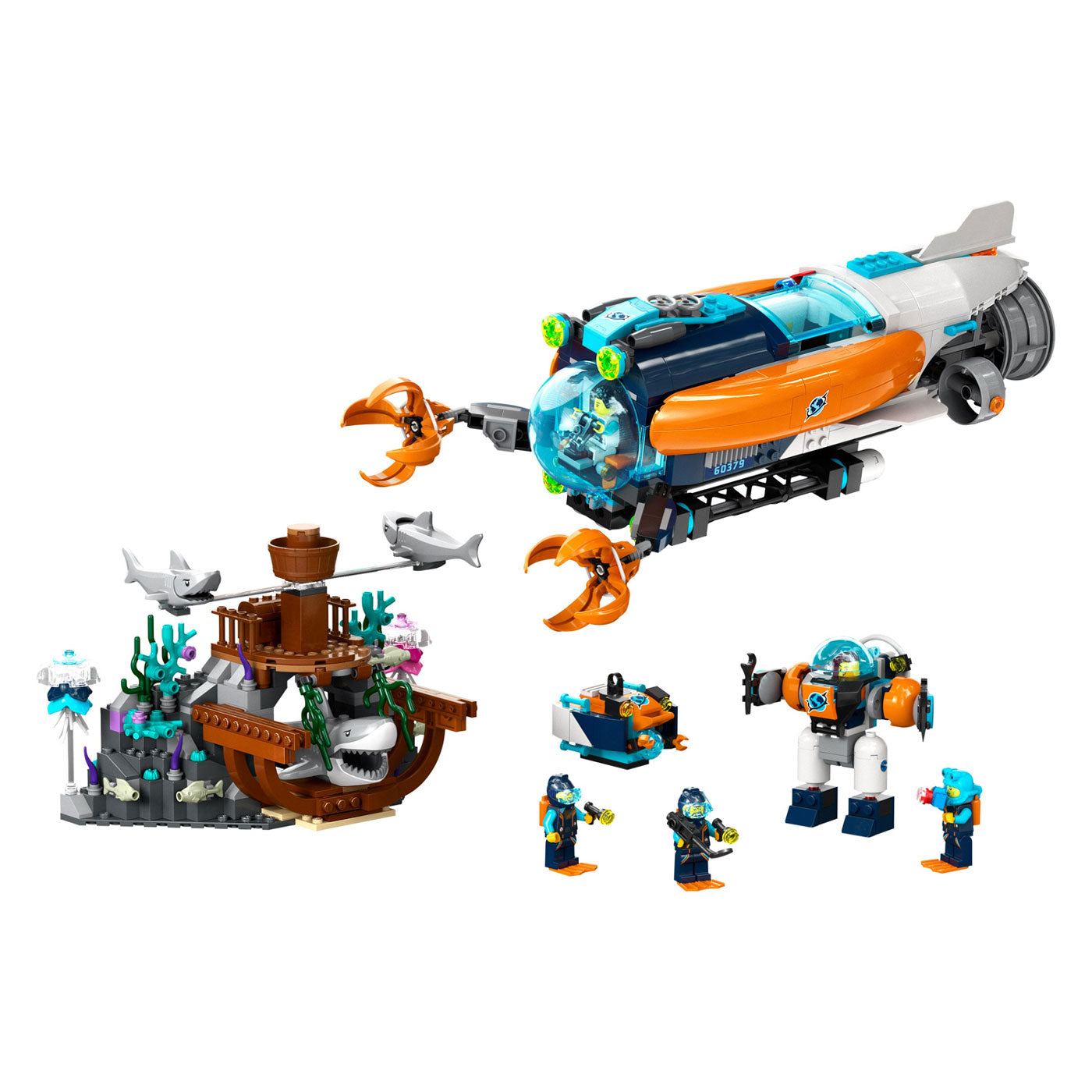 LEGO LEGO CITY 60379 Soumettre pour la recherche en mer profonde