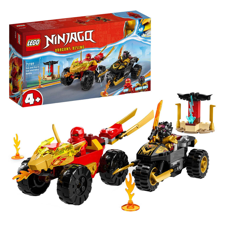 Lego LEGO Ninjago 71789 Le duel de Kai et Ras entre la voiture et la moto