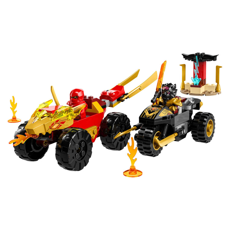 Lego LEGO Ninjago 71789 Le duel de Kai et Ras entre la voiture et la moto