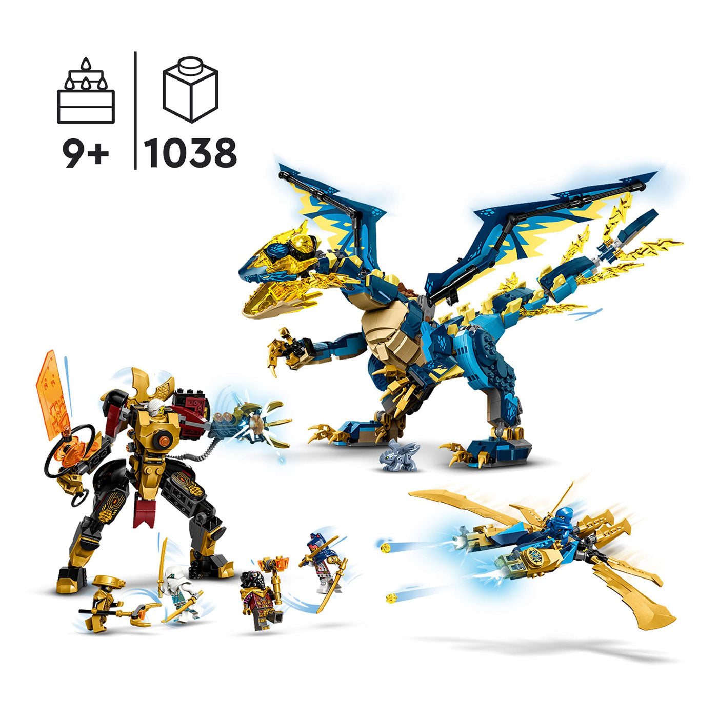 LEGO LEGO NINJAGO 71796 Élément Dragon Vs. Le mecha de l'impératrice
