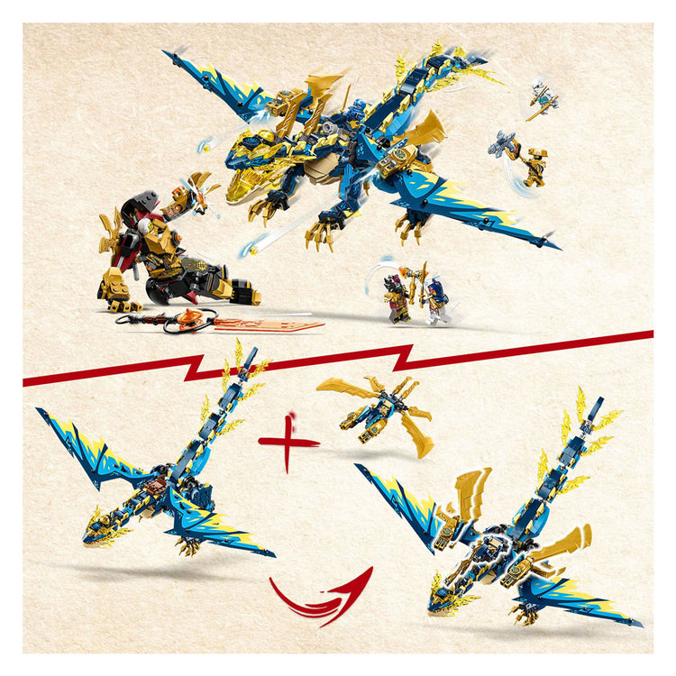 LEGO LEGO NINJAGO 71796 Élément Dragon Vs. Le mecha de l'impératrice