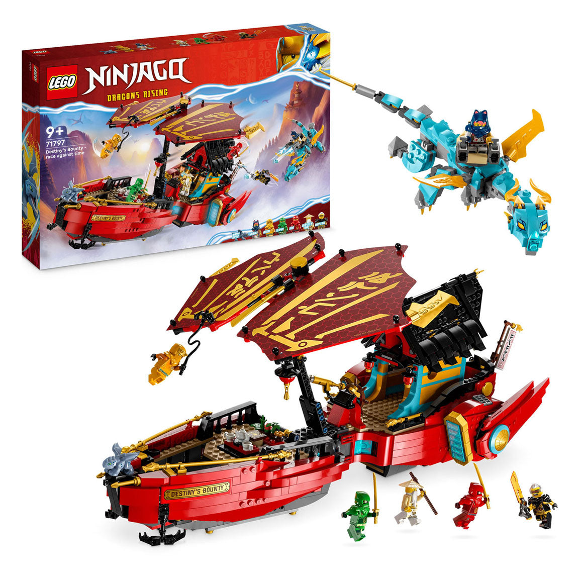 LEGO LEGO NINJAGO 71797 DESTIN'S BUNTY-RACE contre le chronomètre