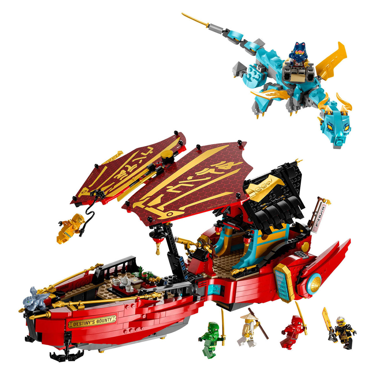 LEGO LEGO NINJAGO 71797 DESTIN'S BUNTY-RACE contre le chronomètre