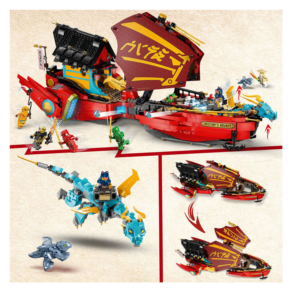 LEGO LEGO NINJAGO 71797 DESTIN'S BUNTY-RACE contre le chronomètre