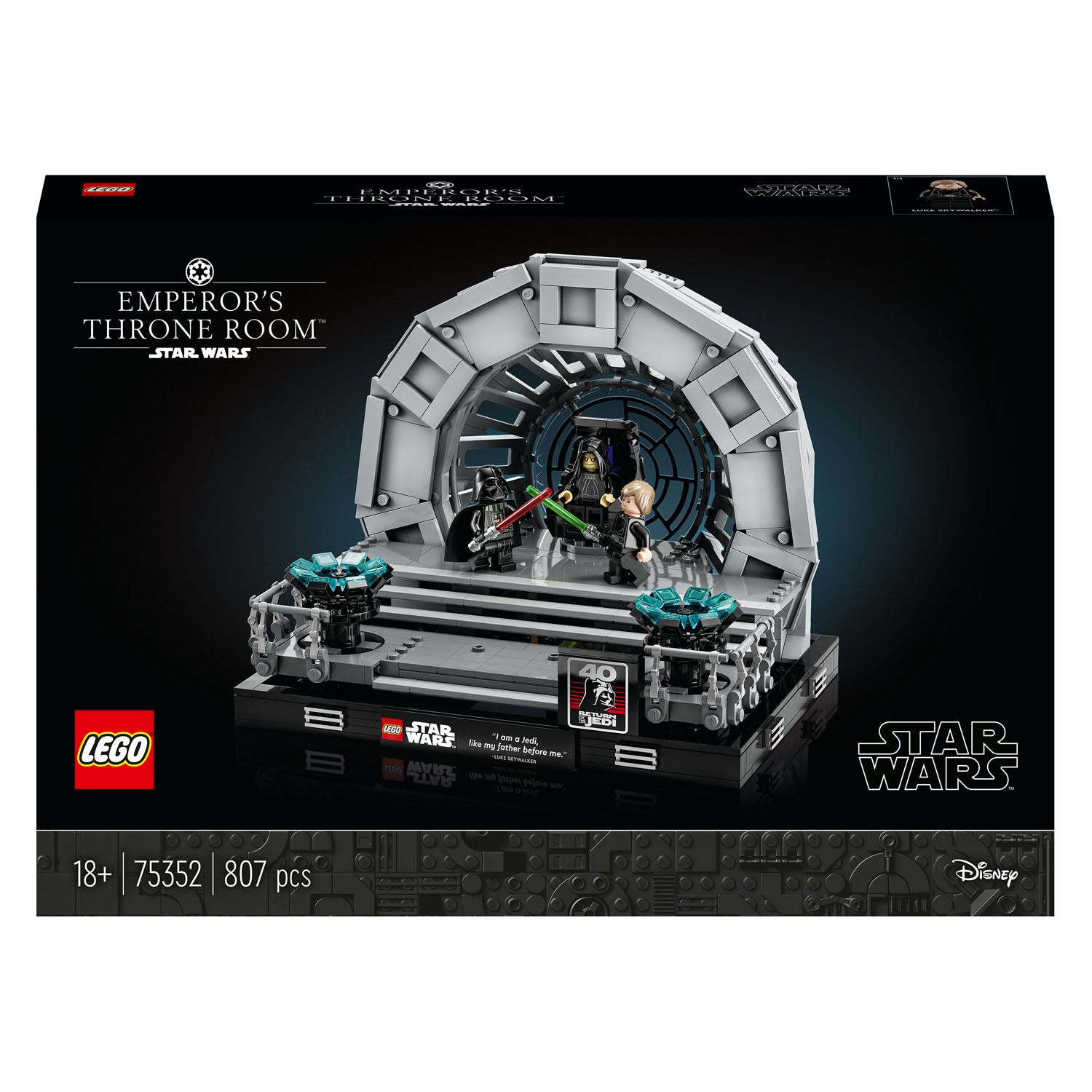 LEGO LEGO Star Wars 75352 Salle du trône de l'empereur Diorama