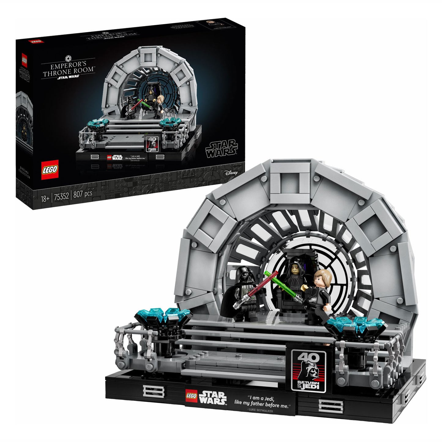 LEGO LEGO Star Wars 75352 Salle du trône de l'empereur Diorama