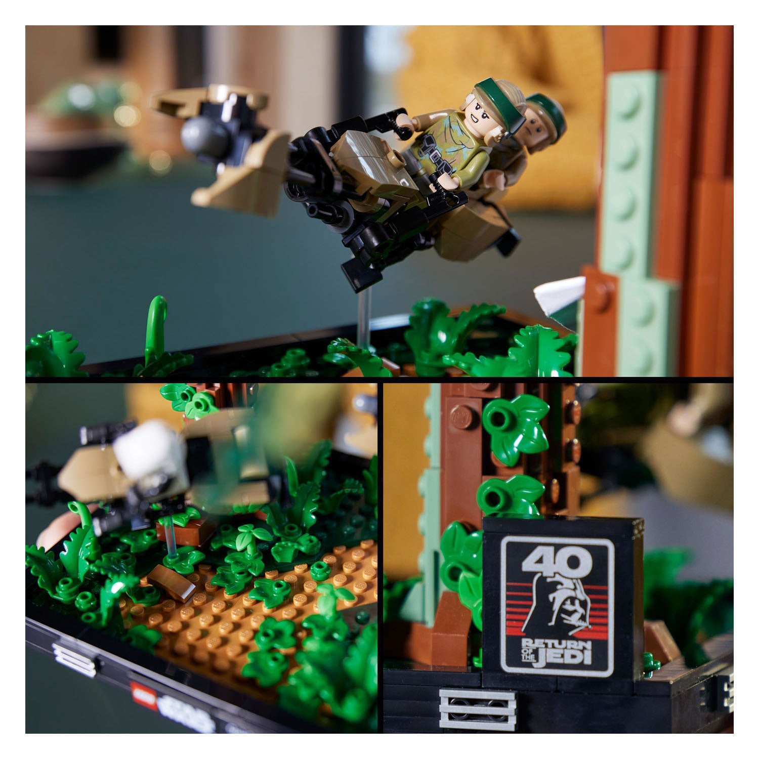 LEGO LEGO Star Wars 75353 Endor Speeder Pursuit Diorama