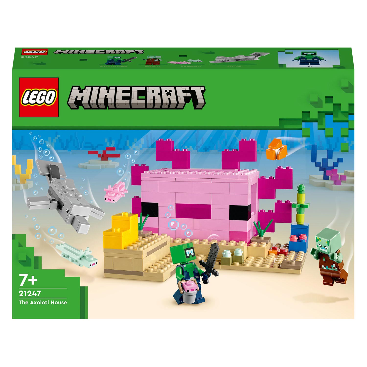 Lego LEGO Minecraft 21247 La maison de l'Axolotl