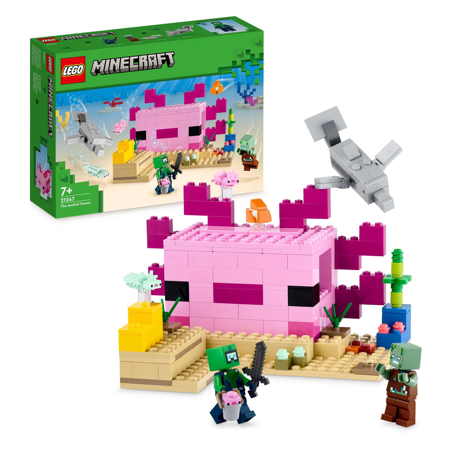 Lego LEGO Minecraft 21247 La maison de l'Axolotl