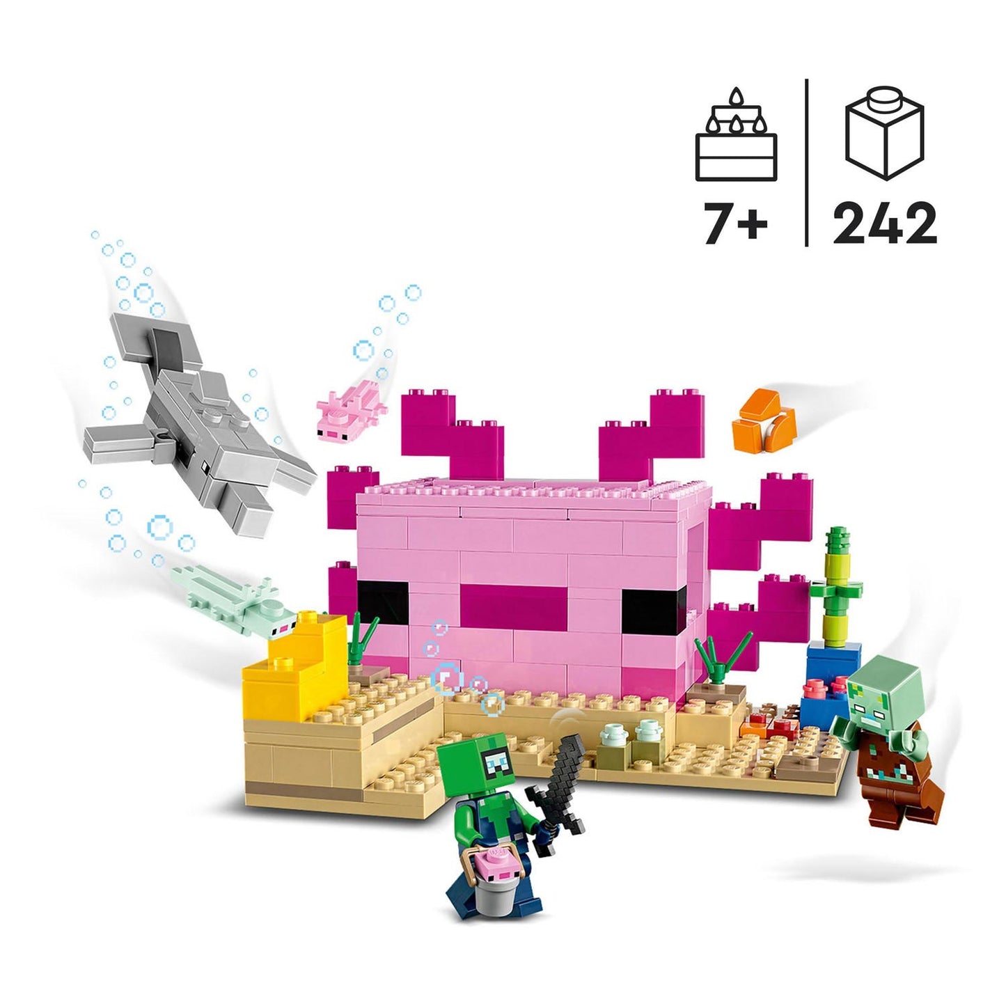 Lego LEGO Minecraft 21247 La maison de l'Axolotl