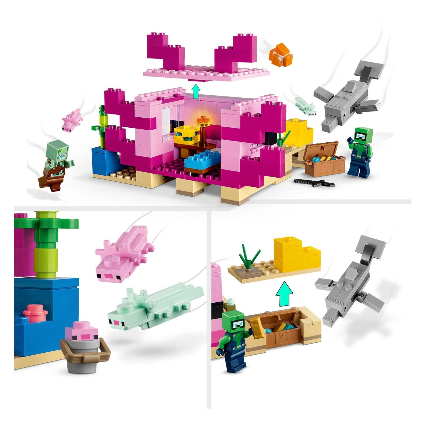 Lego LEGO Minecraft 21247 La maison de l'Axolotl