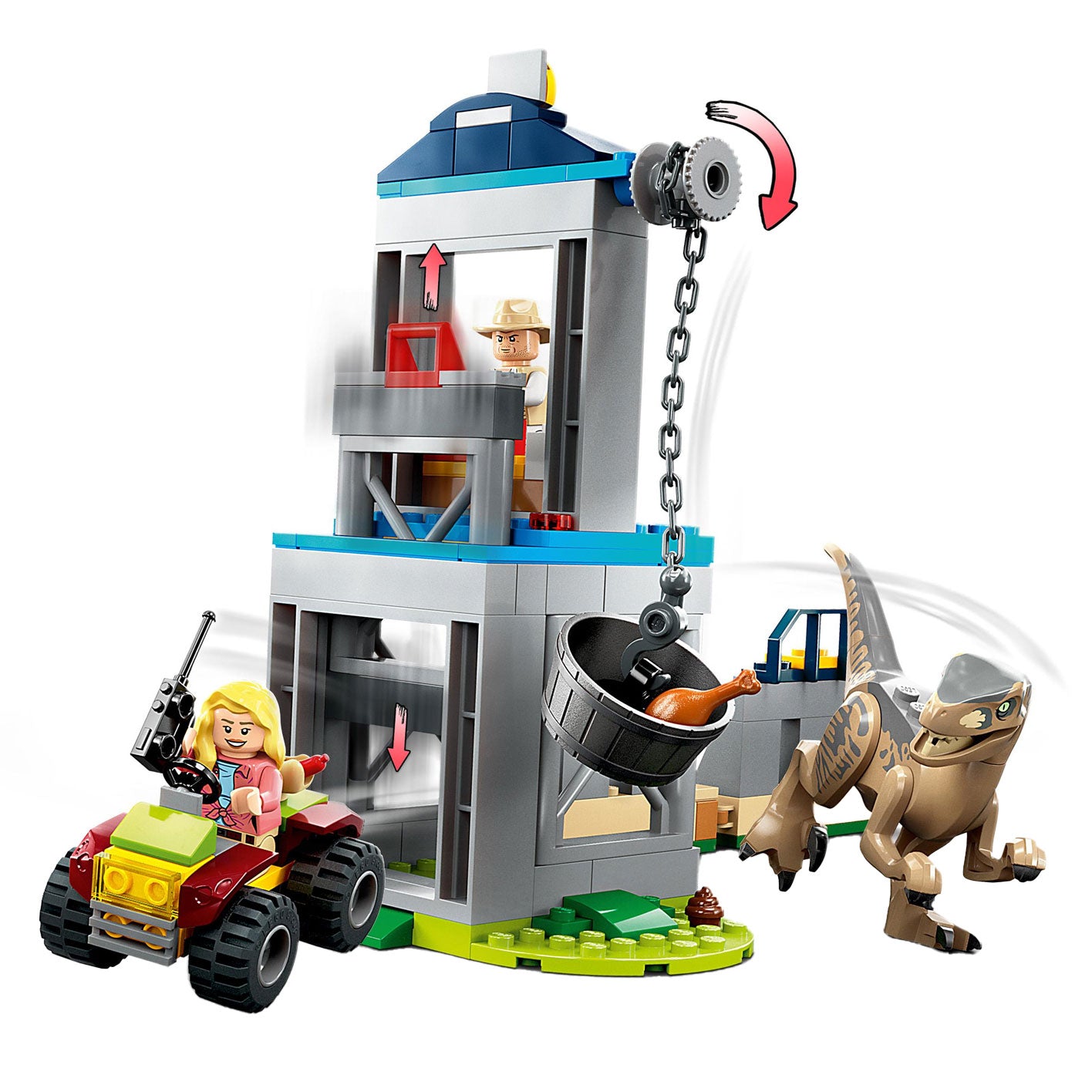 LEGO Jurassic World 76957 Velociraptor Escape