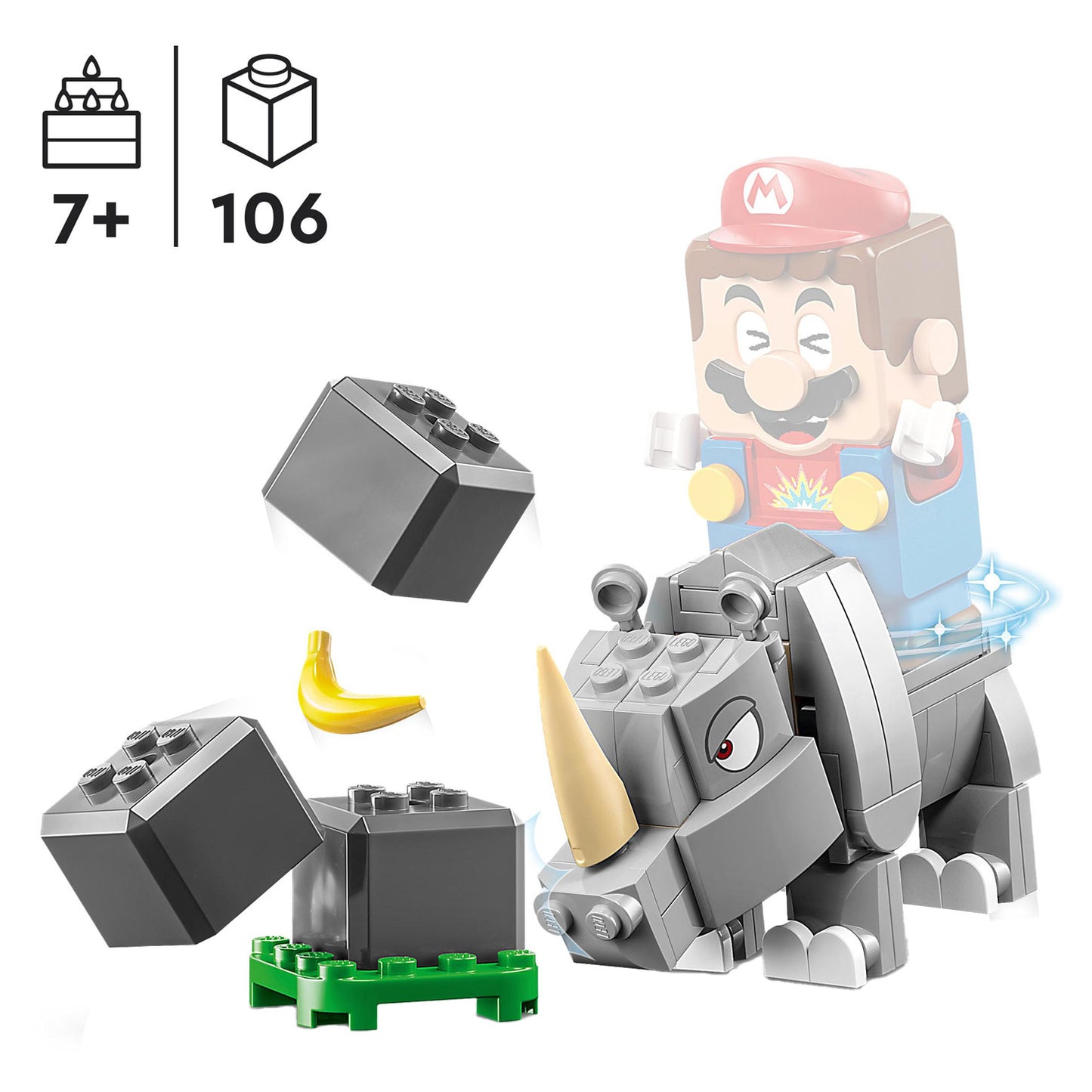 LEGO LEGO Super Mario 71420 Ensemble d'extension: Rambi de Rhino