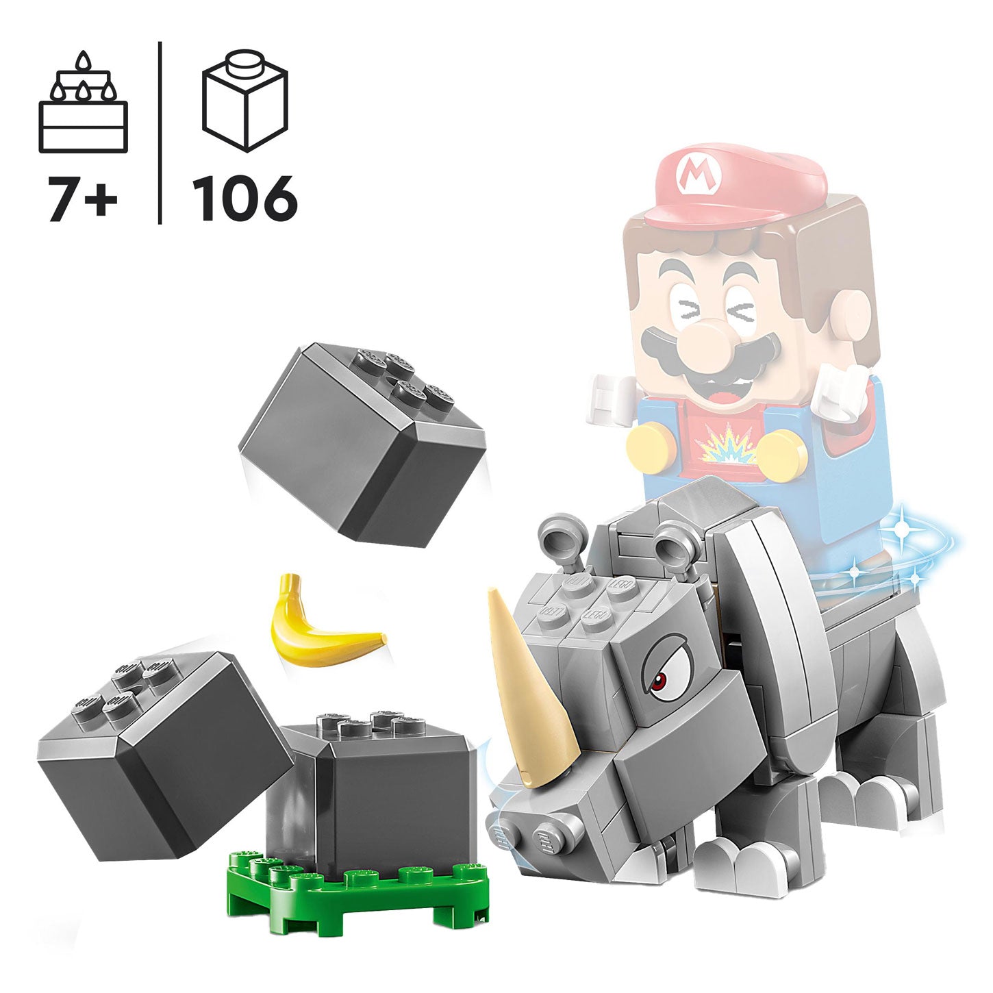 LEGO LEGO Super Mario 71420 Ensemble d'extension: Rambi de Rhino