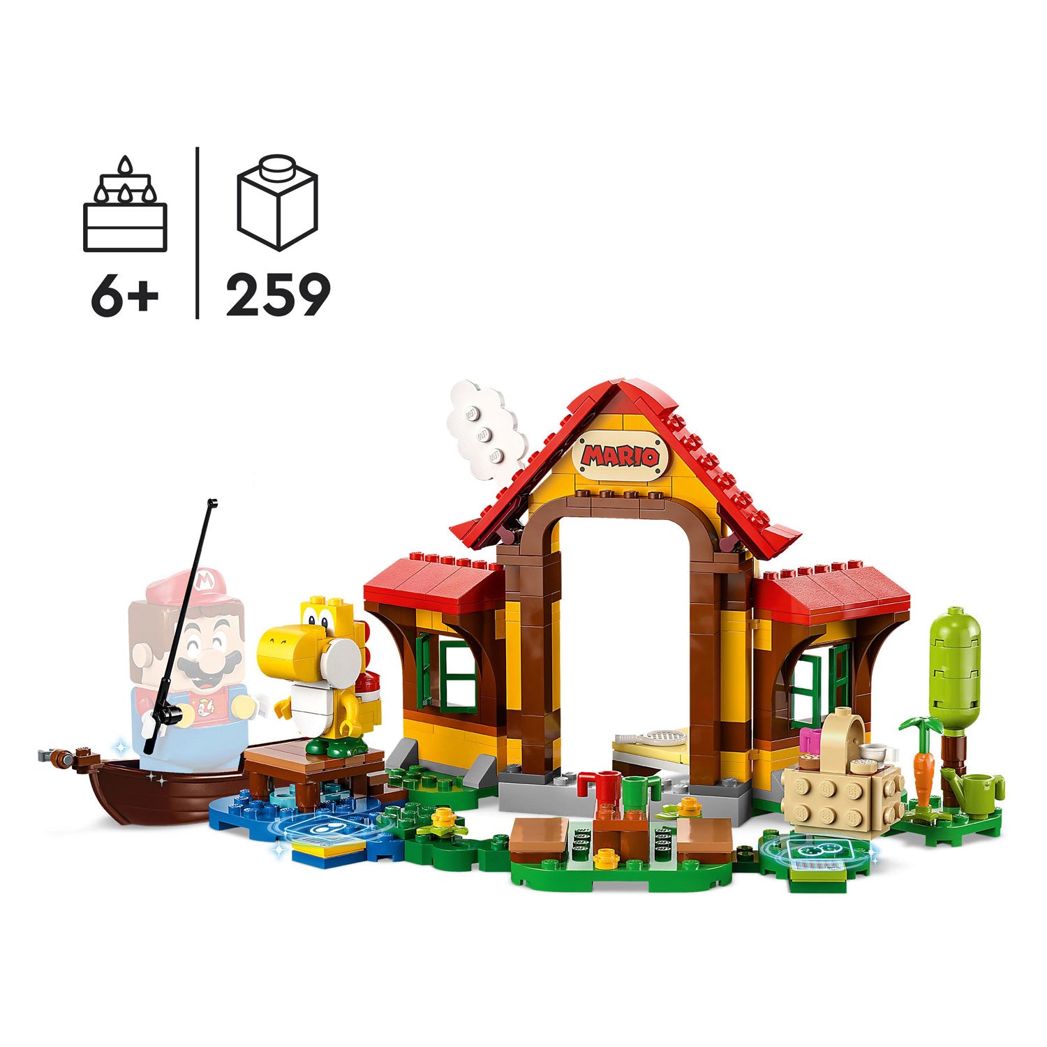 LEGO LEGO Super Mario 71422 Ensemble d'extension: pique-nique chez Mario