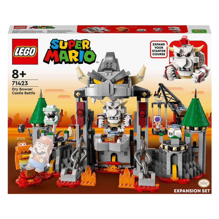 LEGO LEGO Super Mario 71423 Ensemble d'extension: Fight on Dry Bowsers Castle