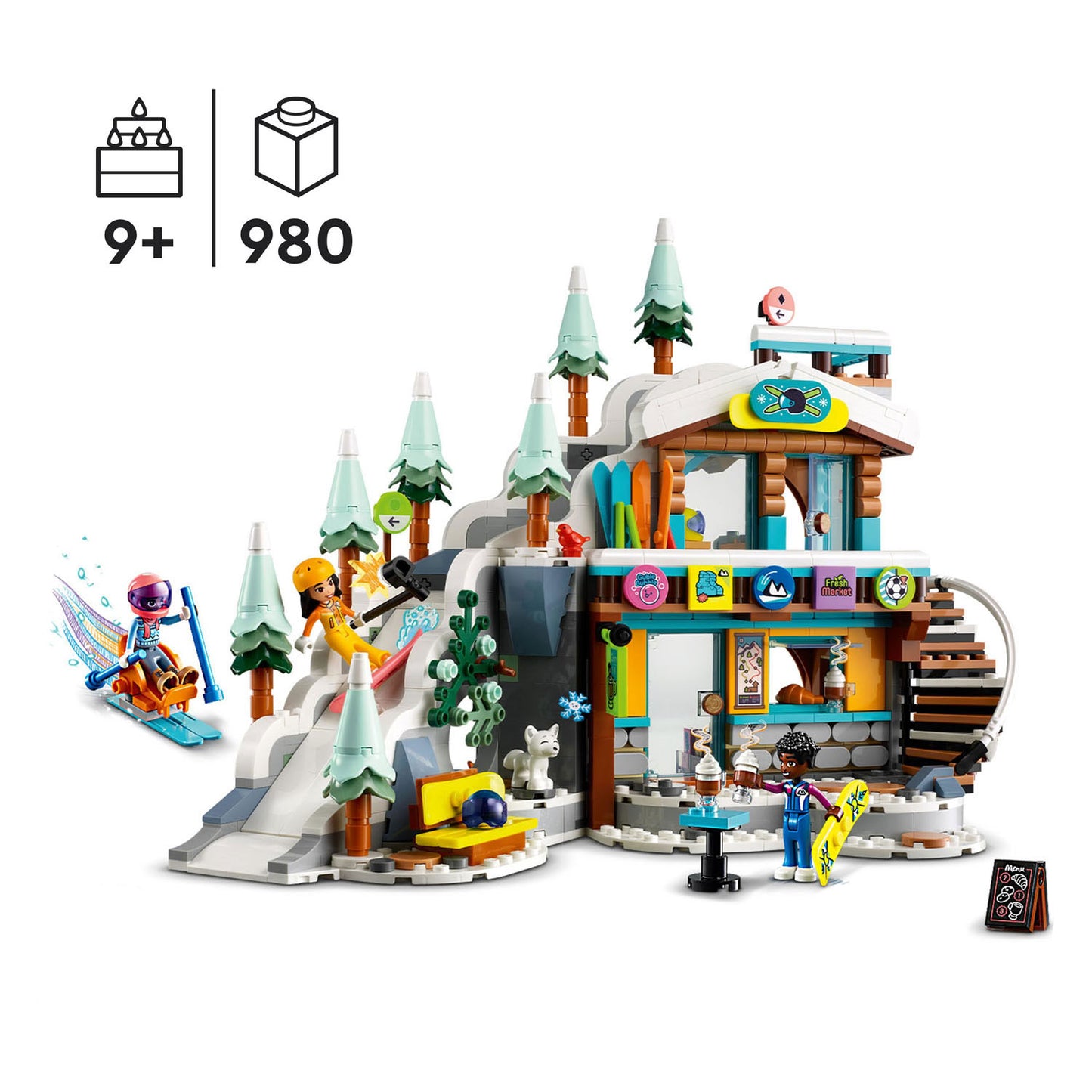 LEGO LEGO Friends 41756 Vacation Skipiste et Cafe