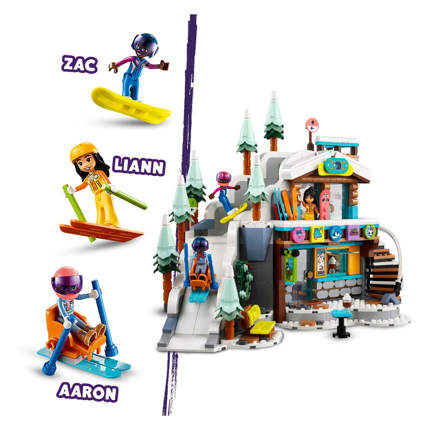 LEGO LEGO Friends 41756 Vacation Skipiste et Cafe