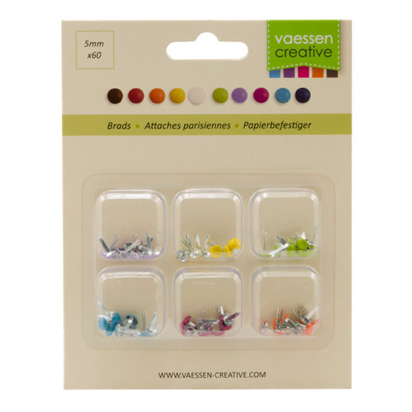 Vaessen creative • Goupilles fendues assortiment de couleurs 5 mm