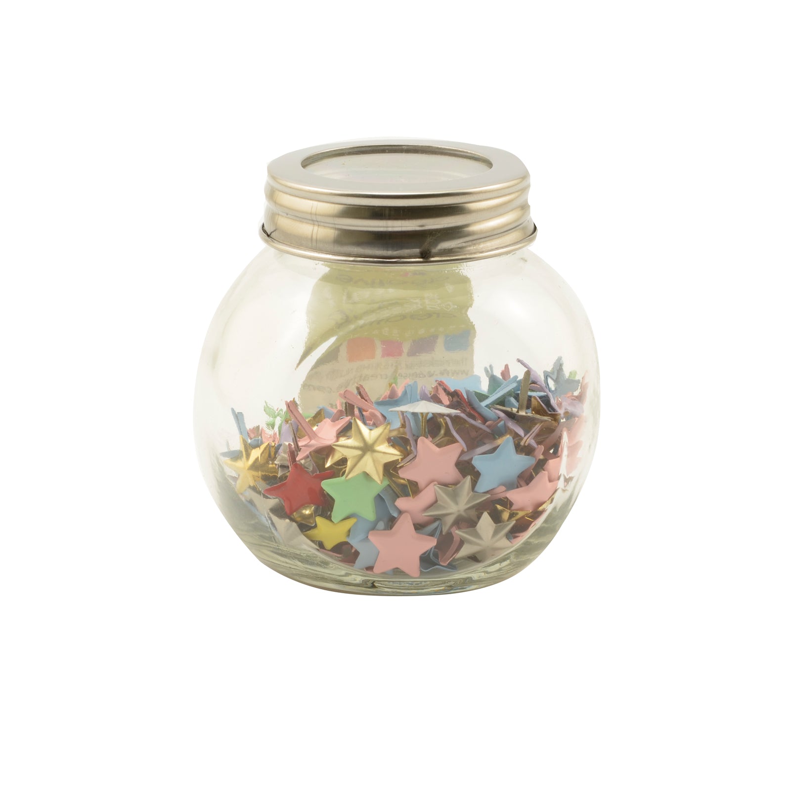 Vaessen creative • goupilles fendues assorties en pot 60g grande étoile