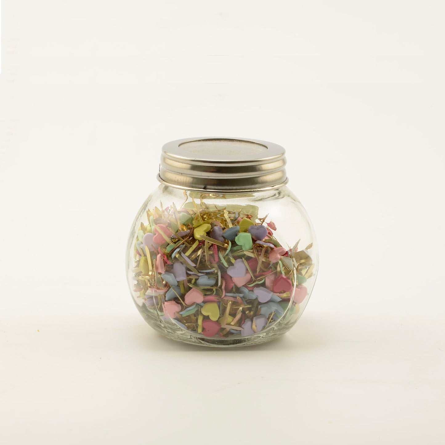 Vaessen creative • goupilles fendues en pot de 120g pastel coeur