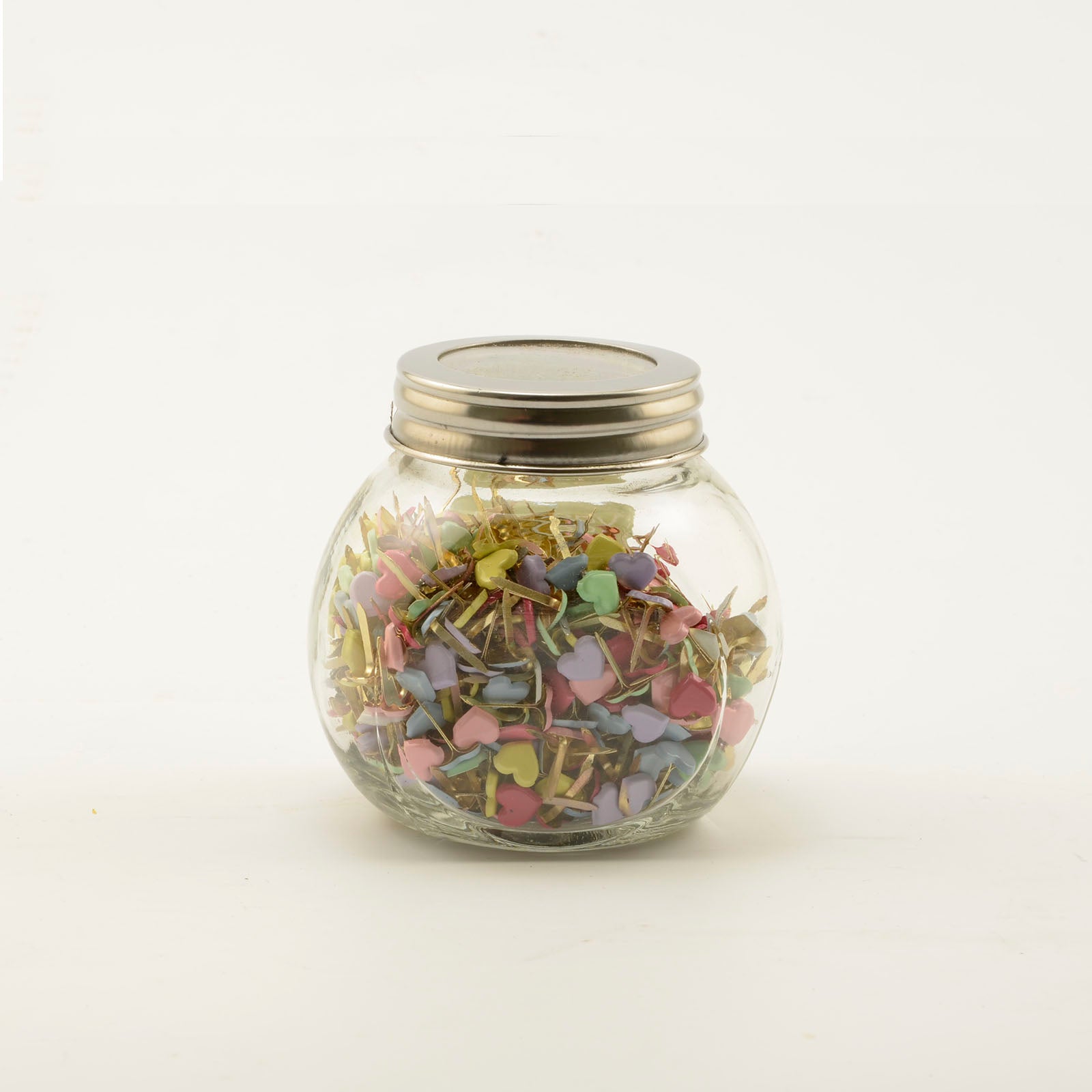 Vaessen creative • goupilles fendues en pot de 120g pastel coeur