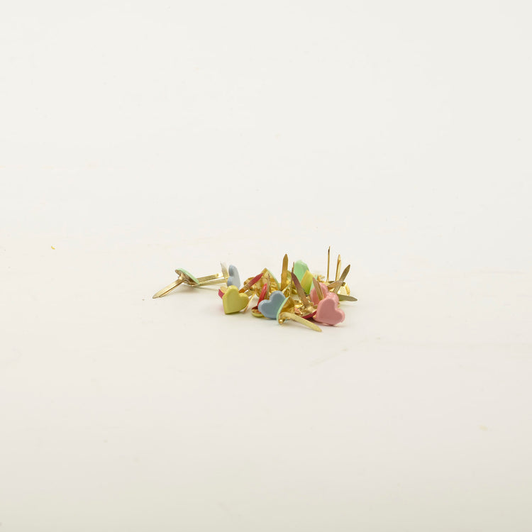 Vaessen creative • goupilles fendues en pot de 120g pastel coeur