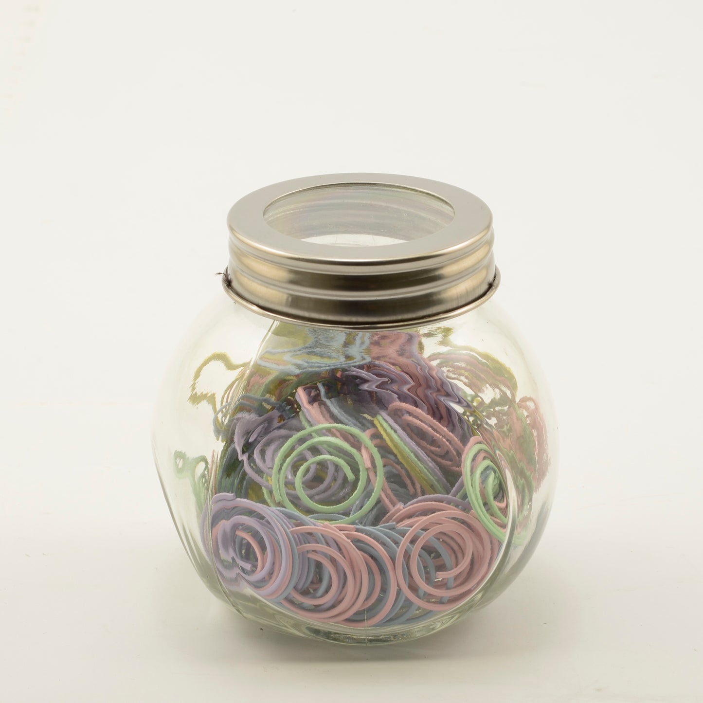 Vaessen creative • trombones en pot 120g + -143 pièces rondes 22mm pastel