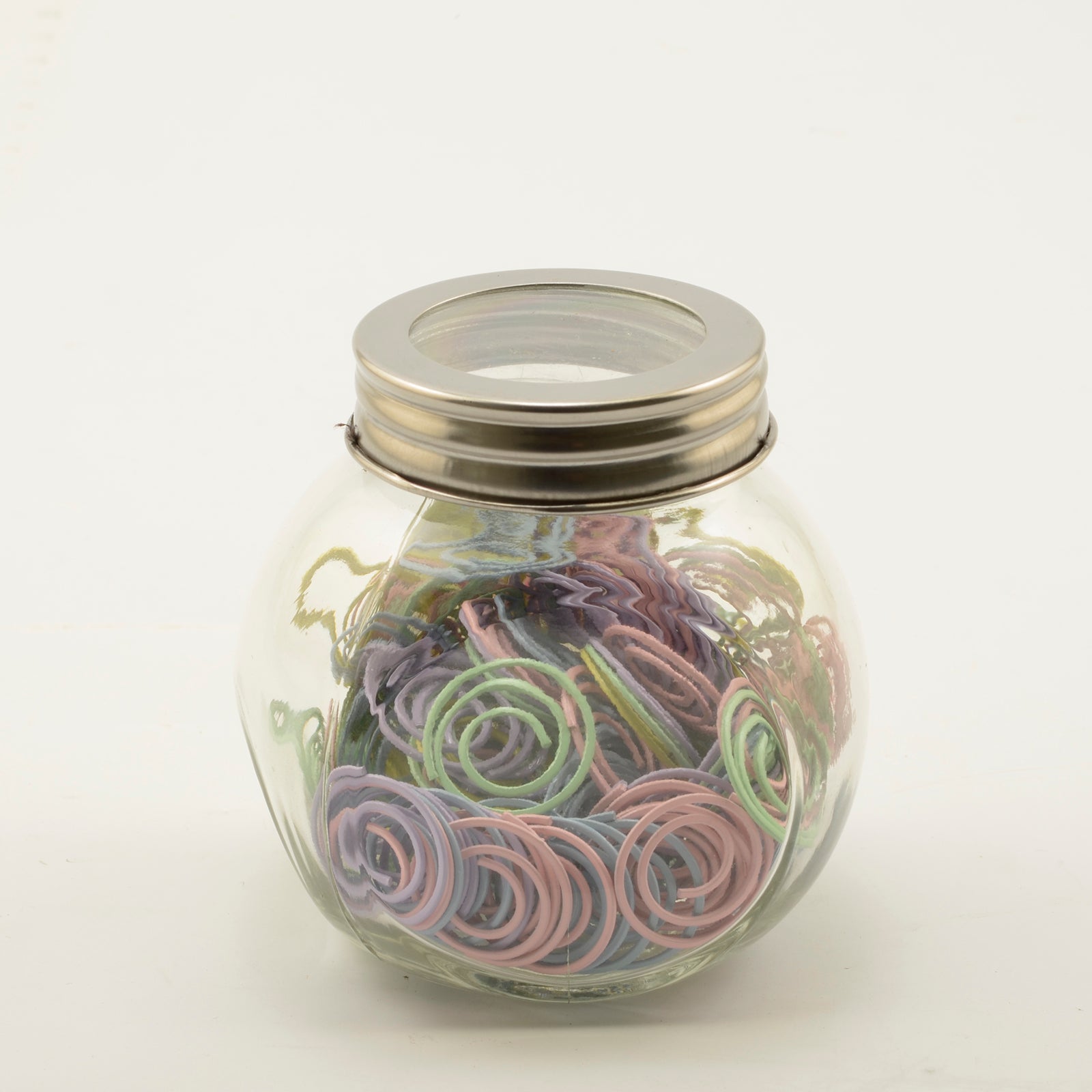 Vaessen creative • trombones en pot 120g + -143 pièces rondes 22mm pastel