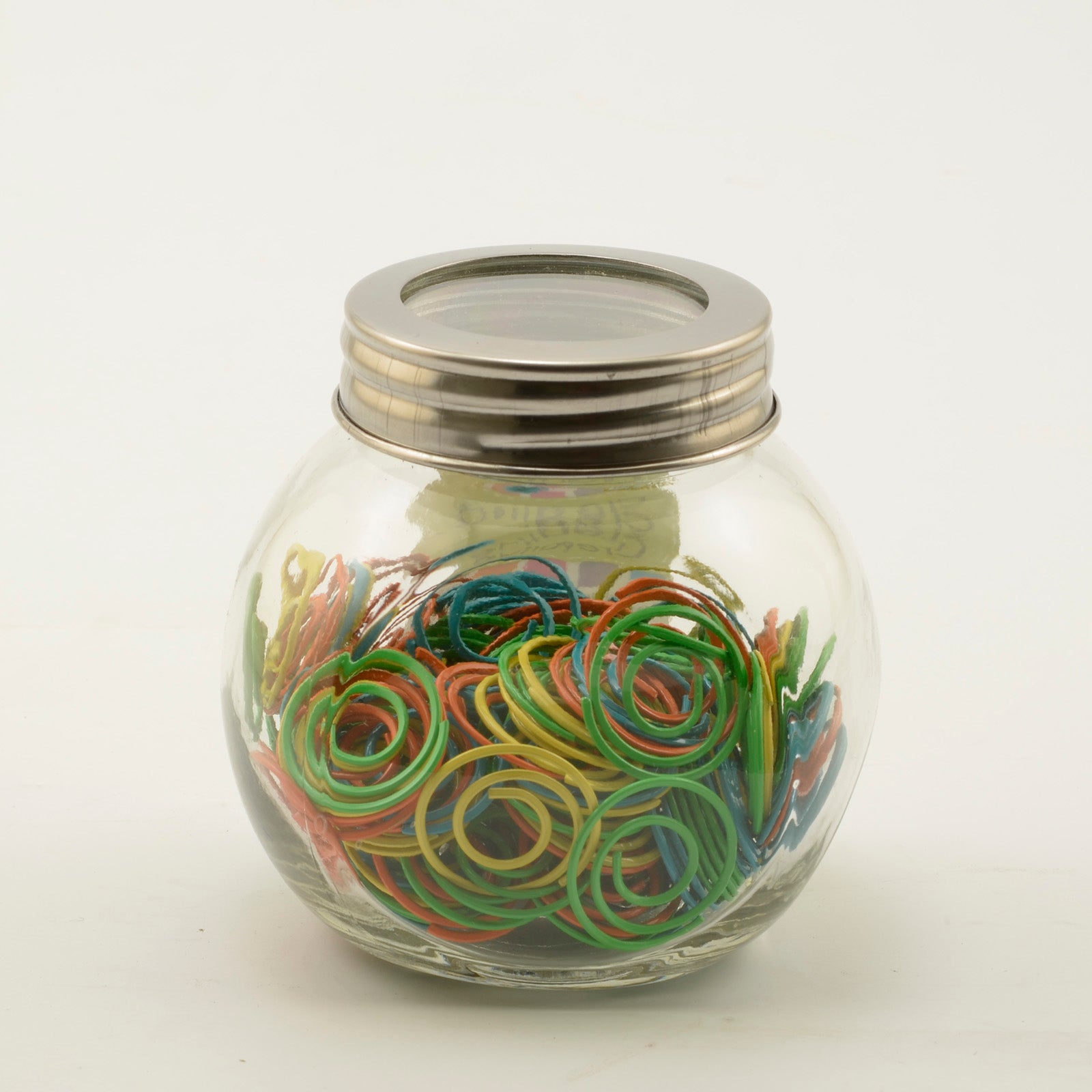 Vaessen creative • trombones en pot 120g + -139 pièces rond 22mm tropical