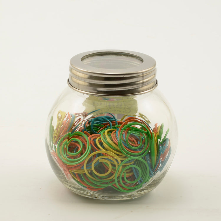 Vaessen creative • trombones en pot 120g + -139 pièces rond 22mm tropical