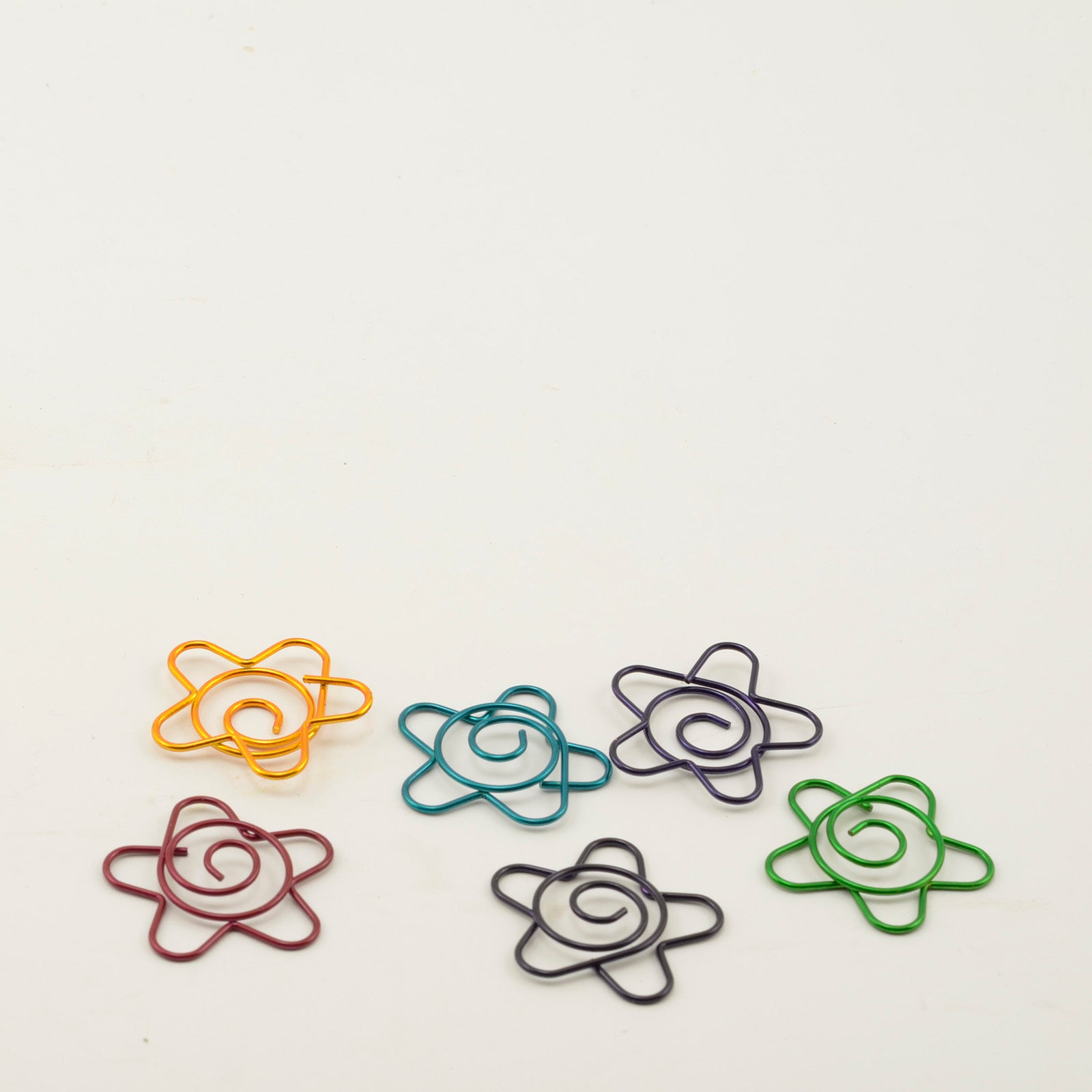 Vaessen creative • trombones en pot 60g + -61 pièces fleur métallique