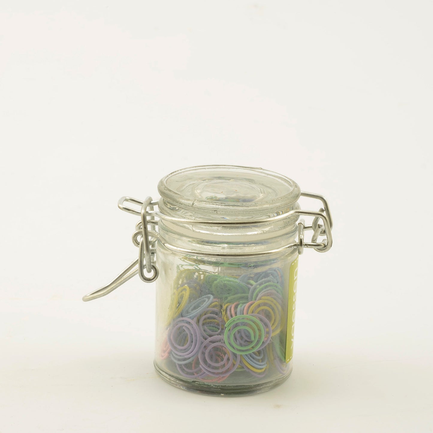 Vaessen creative • trombones en petit pot 40g + -149 pièces pastel rond
