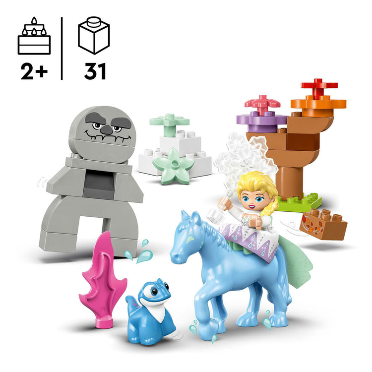 LEGO DUPLO LEGO DUPLO 10418 ELSA ET BUNI dans la forêt enchantée