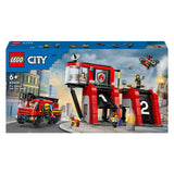 Lego LEGO City 60414 Caserne de pompiers et camion de pompiers - afbeelding 15