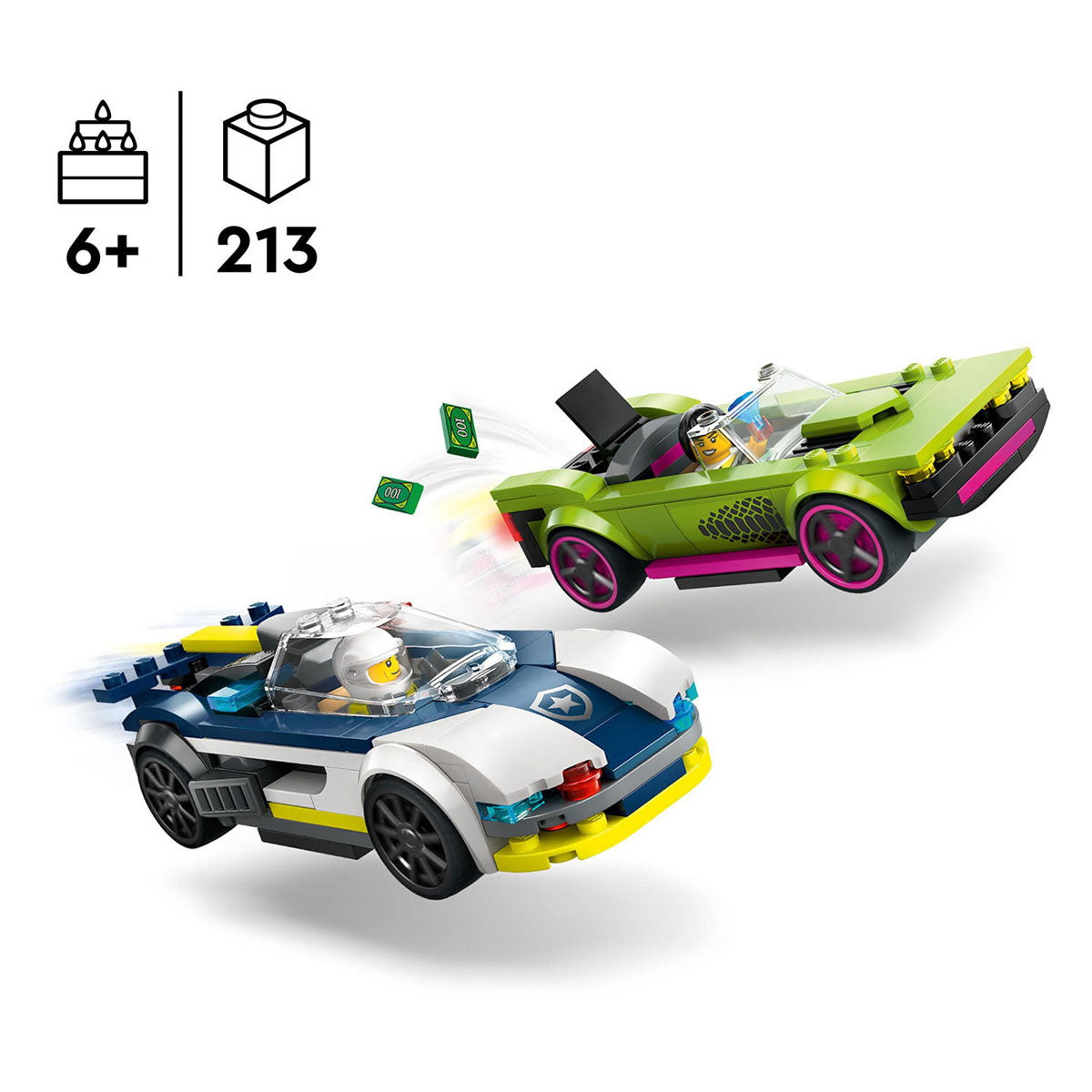 Lego LEGO City 60415 Voiture de police et poursuite en voiture rapide