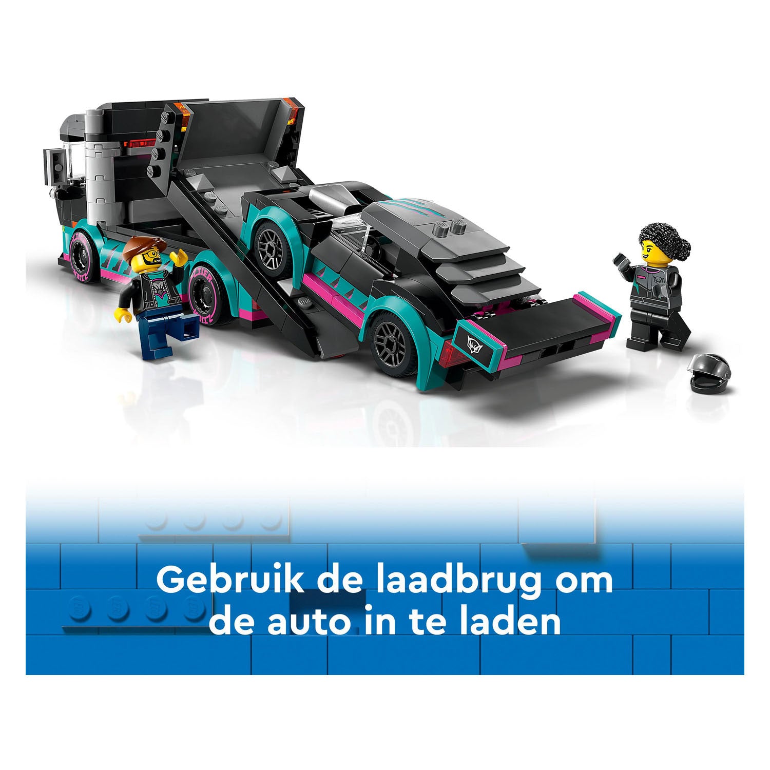 LEGO LEGO CITY 60406 RACEMaut et TransportTruck